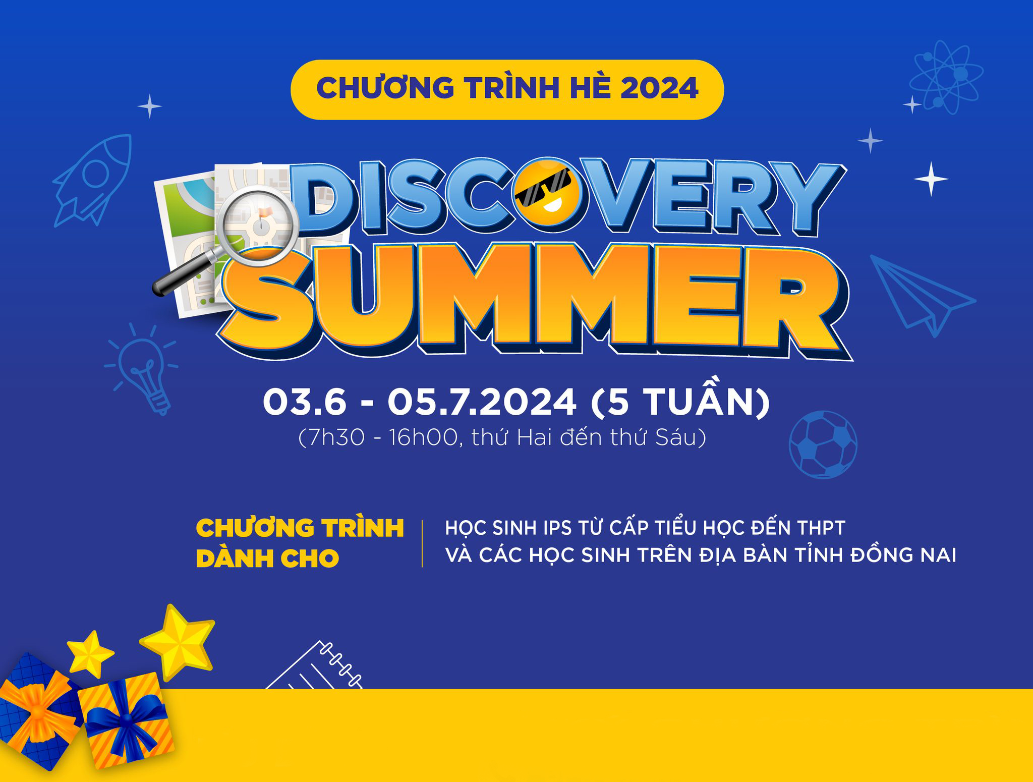 Chương trình hè “Discovery Summer” 2024 – Khám phá mùa hè vui tươi, bổ ích.