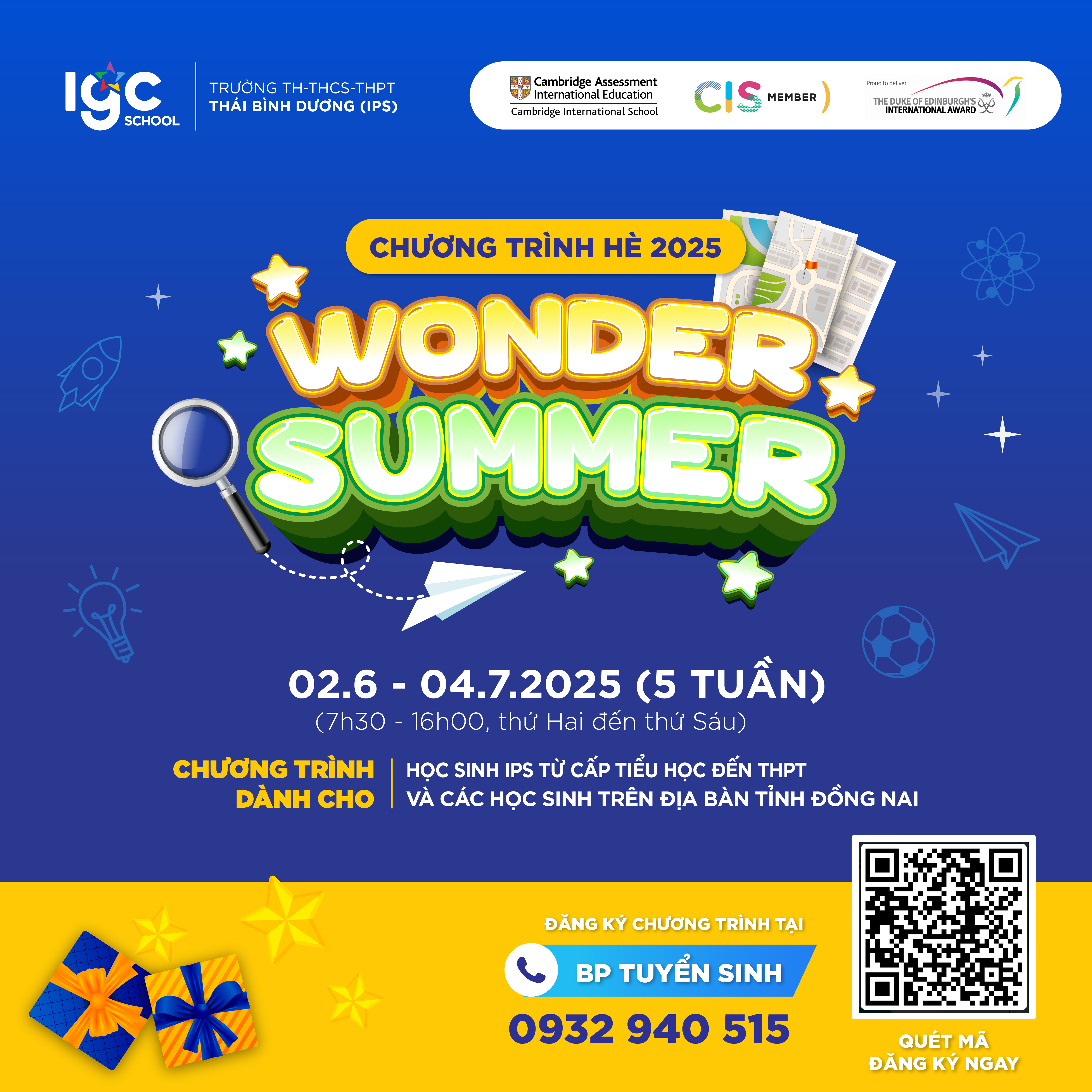 WONDER SUMMER 2025 - HÈ BỔ ÍCH, KHƠI MỞ TƯ DUY!