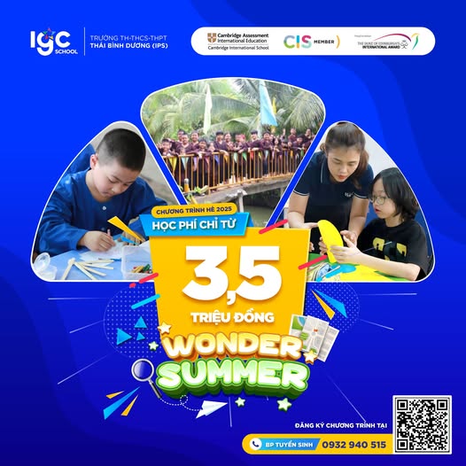WONDER SUMMER 2025 - HÈ BỔ ÍCH, KHƠI MỞ TƯ DUY!