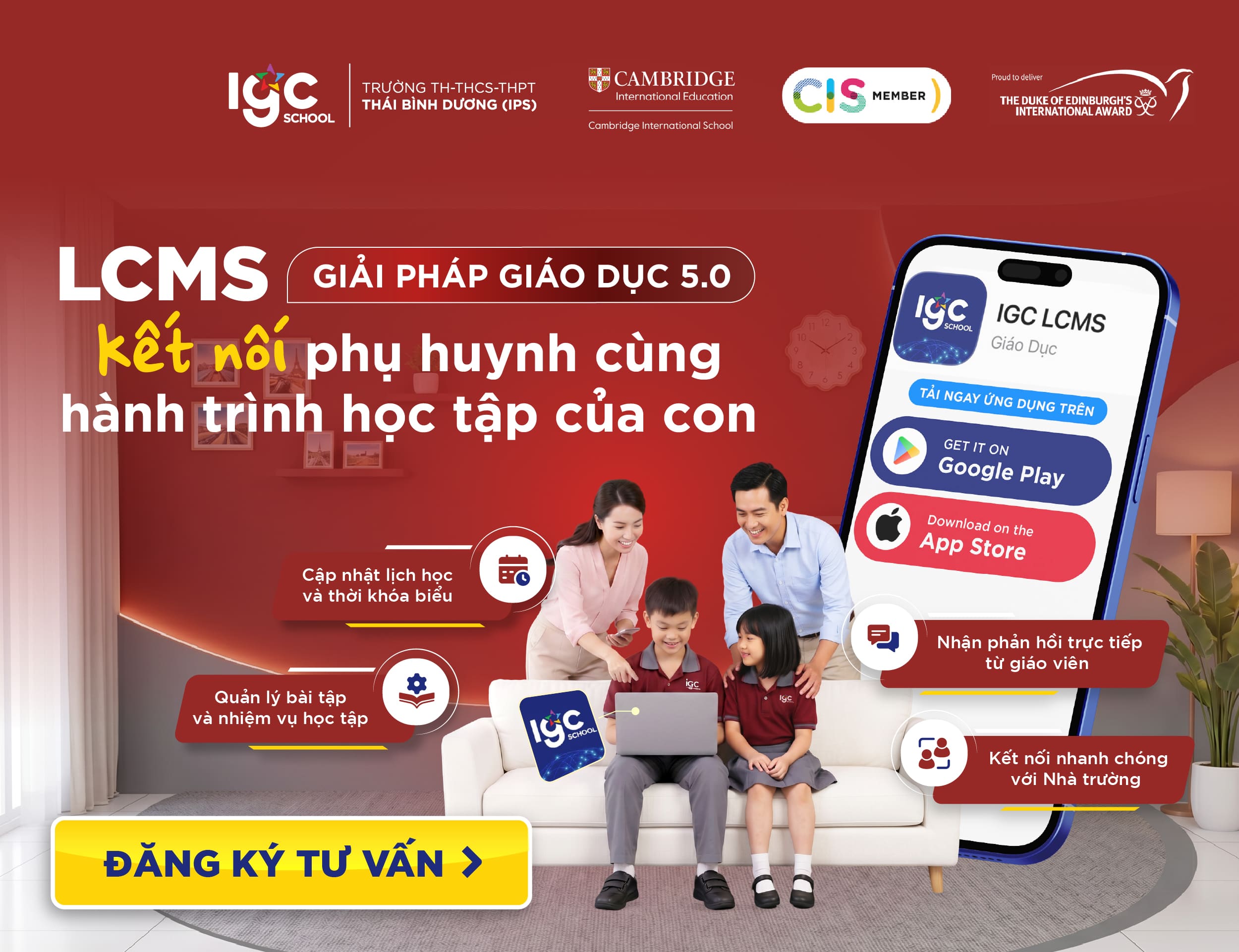IPS triển khai LCMS - Giải Pháp kết nối phụ huynh cùng hành trình học tập của con