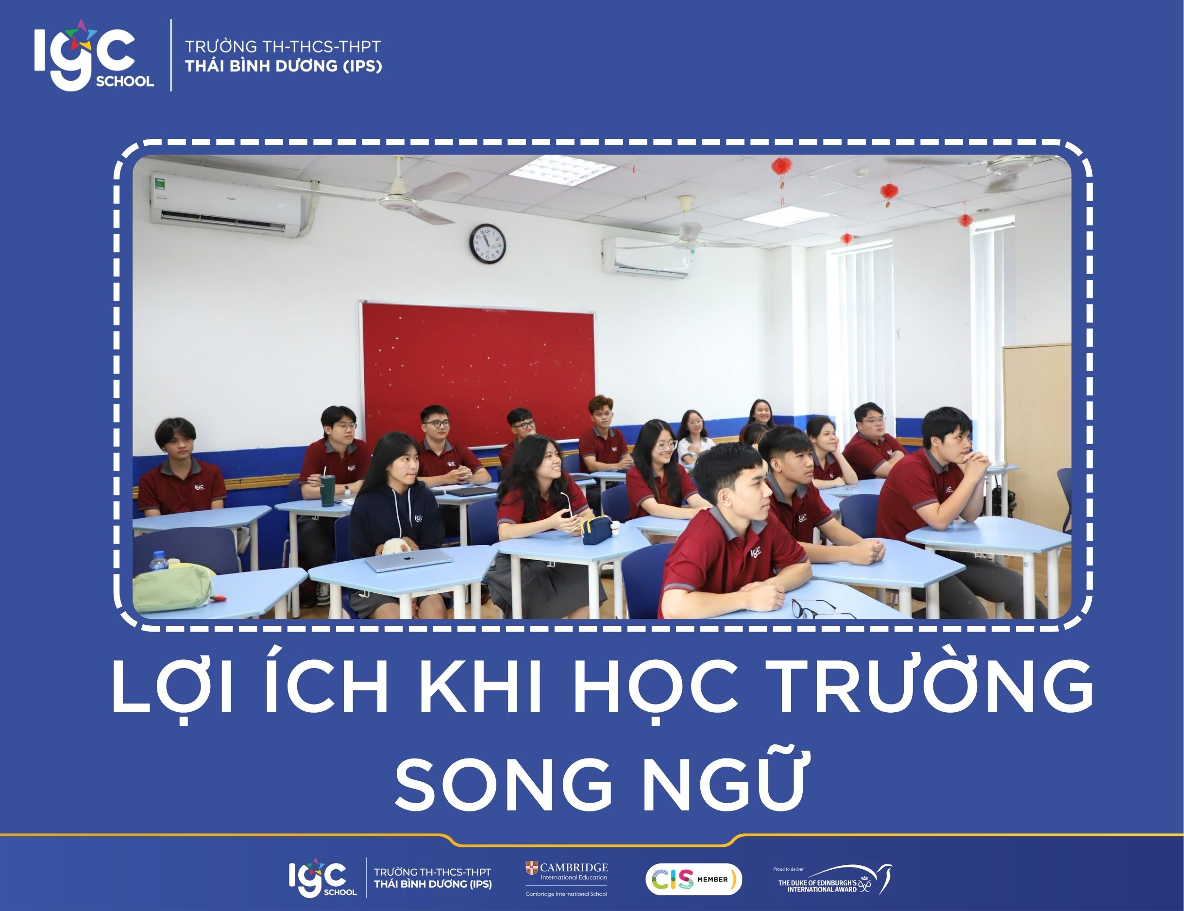 Lợi ích khi học trường song ngữ đối với tương lai của trẻ