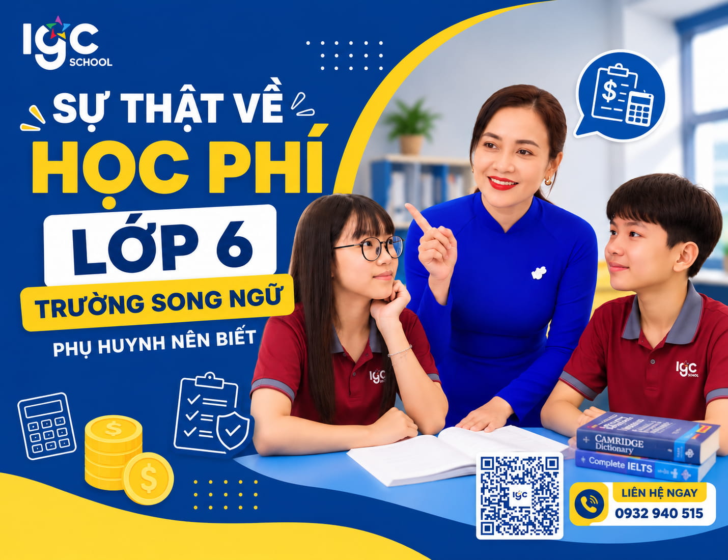 Sự thật về học phí lớp 6 trường song ngữ phụ huynh nên biết