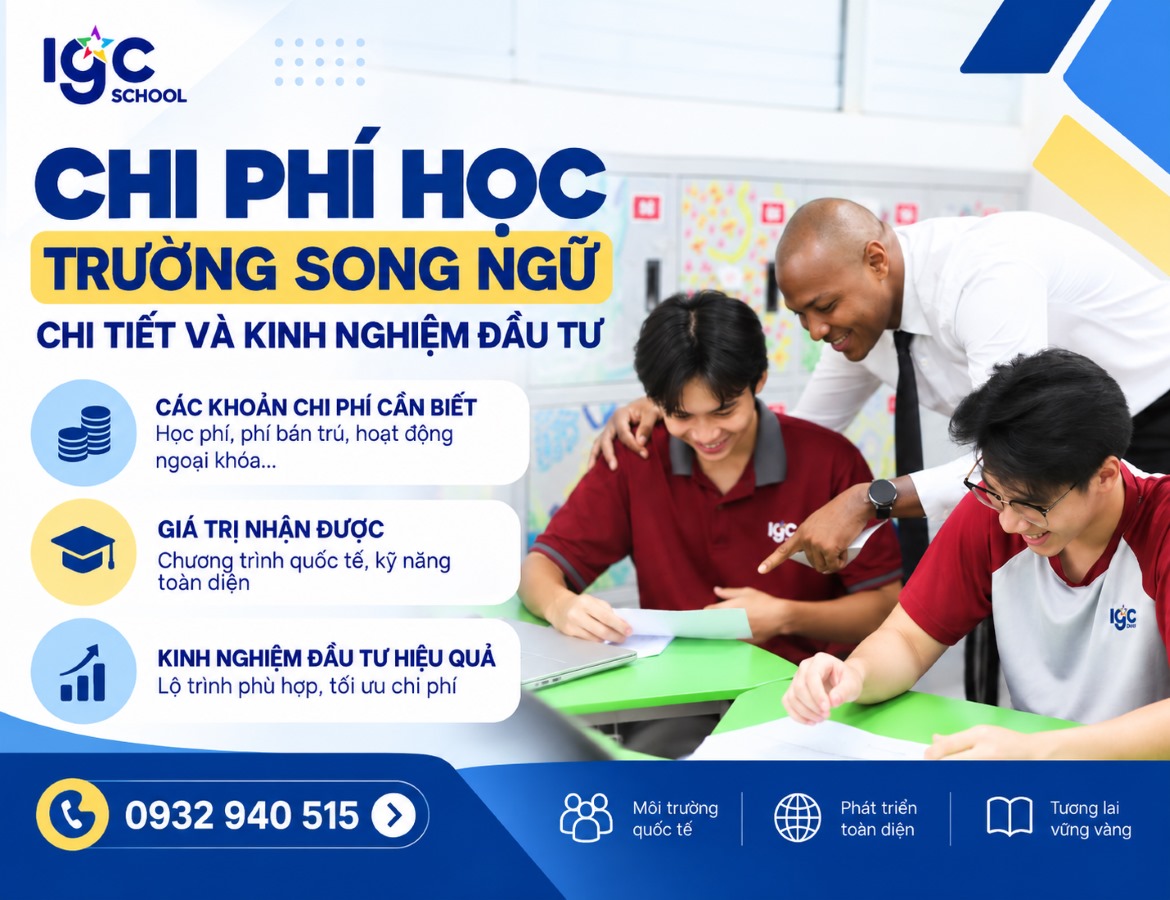 Học phí trường song ngữ: Chi tiết các khoản và cách tối ưu chi phí