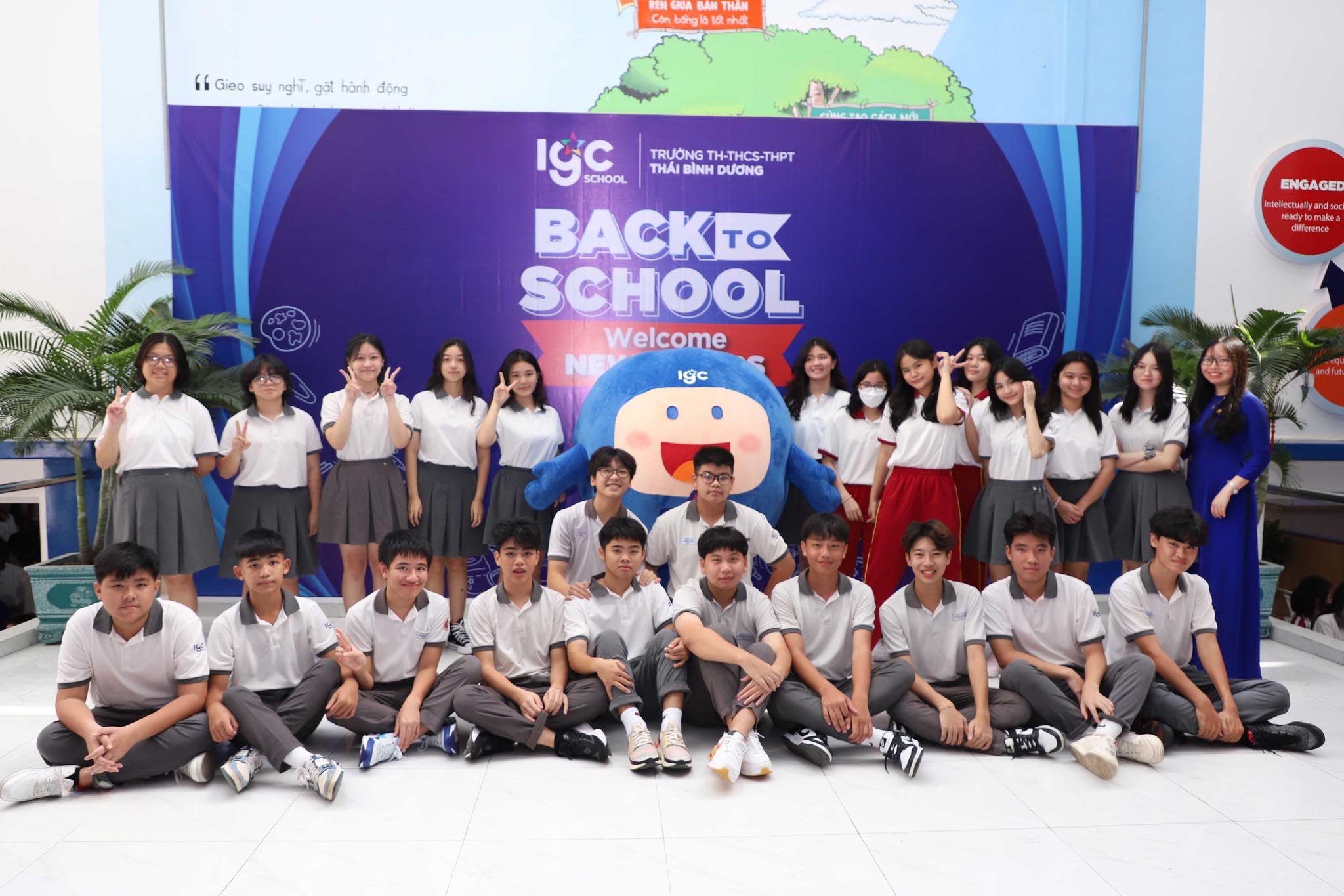 IPS Đồng Nai chào đón các em học sinh trở lại trường học.