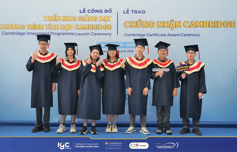 Học sinh được học và phát triển kỹ năng toàn diện với chương trình tích hợp Cambridge tại IPS. Học sinh phát triển kỹ năng toàn diện với chương trình tích hợp Cambridge tại trường IPS.