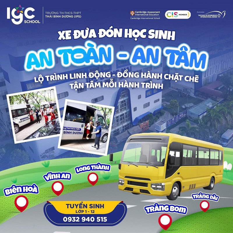 Học phí trường IPS Thái Bình Dương 