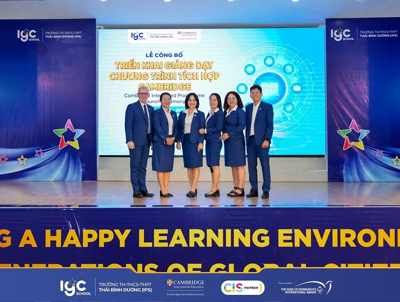 Trường tiểu học IPS là đối tác của CAIE danh tiếng