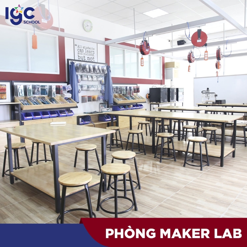 Không gian thực nghiệm Maker lab chứng minh trường quốc tế có tốt không