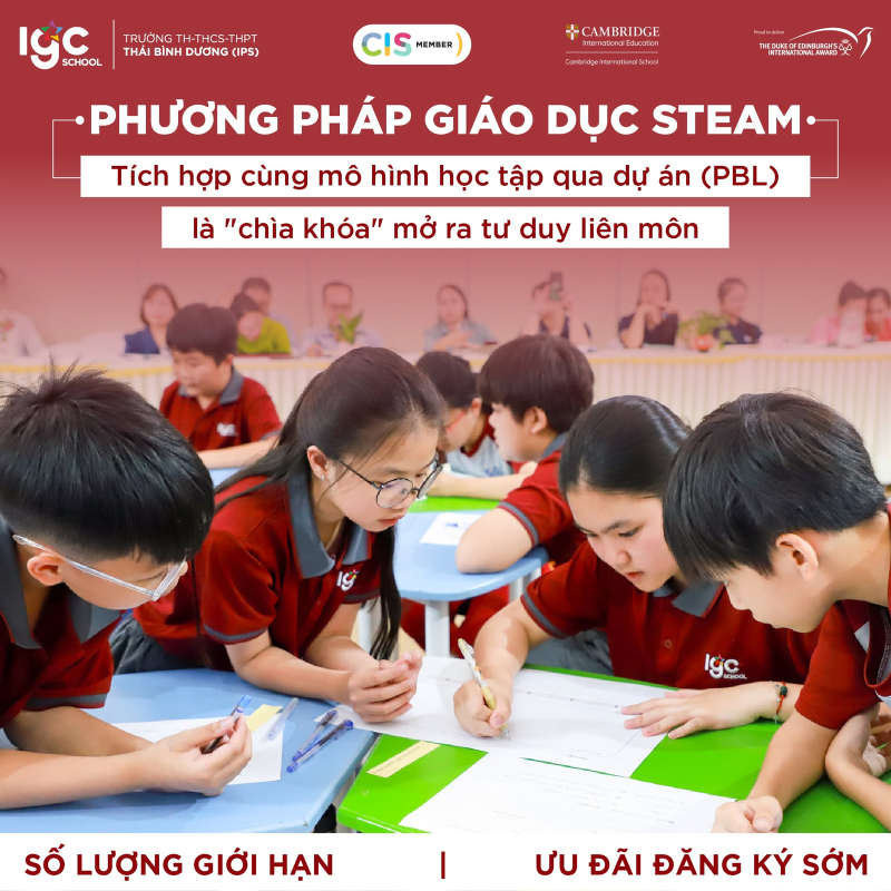 Học sinh trường tiểu học song ngữ tại Biên Hòa tham gia hoạt động STEAM