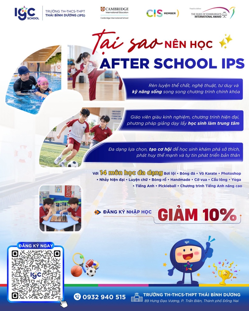 Hoạt động trải nghiệm thực tế trong kỳ tuyển sinh trường song ngữ Đồng Nai
